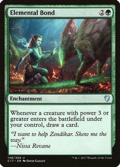 Elemental Bond Commander 2017 Magic card