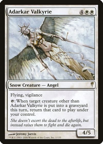 Adarkar Valkyrie Coldsnap Magic card