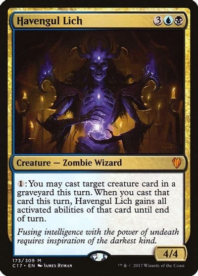 Havengul Lich Commander 2017 Magic card