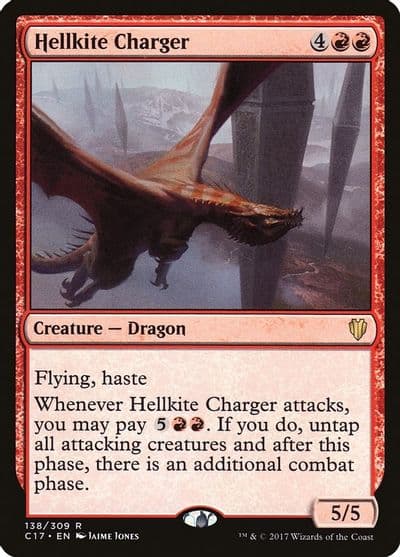 Hellkite Charger Commander 2017 Magic card