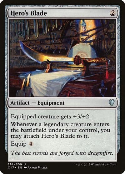 Heros Blade Commander 2017 Magic card
