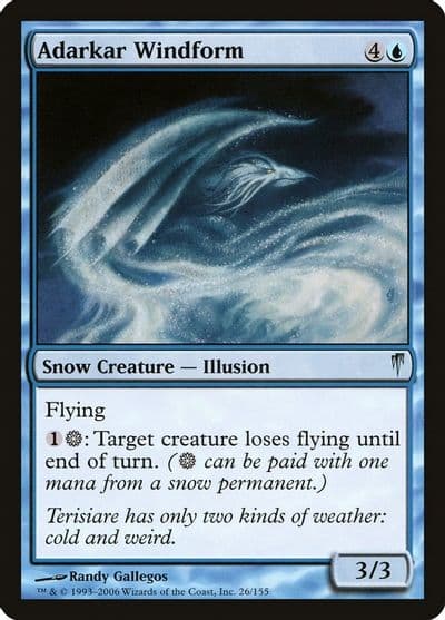 Adarkar Windform Coldsnap Magic card