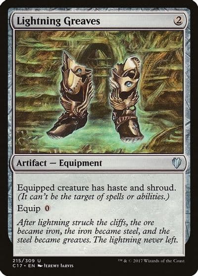 Lightning Greaves Commander 2017 Magic card
