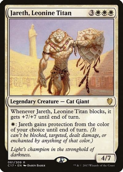 Jareth Leonine Titan Commander 2017 Magic card