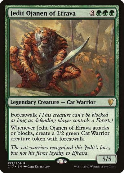 Jedit Ojanen of Efrava Commander 2017 Magic card