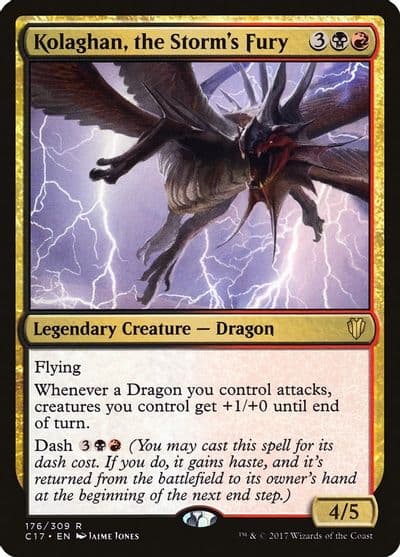 Kolaghan the Storms Fury Commander 2017 Magic card
