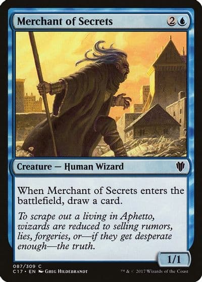 Merchant of Secrets Commander 2017 Magic card