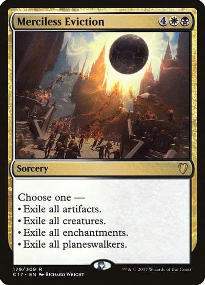 Merciless Eviction Commander 2017 Magic card