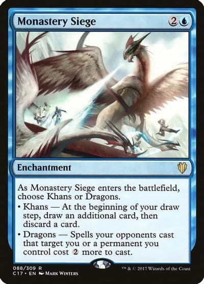 Monastery Siege Commander 2017 Magic card