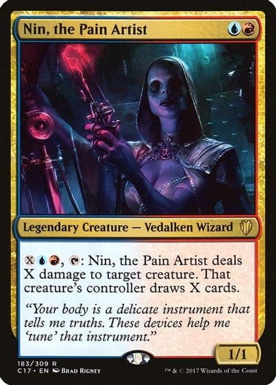 Nin the Pain Artist Commander 2017 Magic card