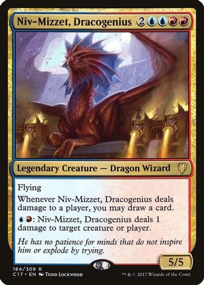 Niv Mizzet Dracogenius Commander 2017 Magic card