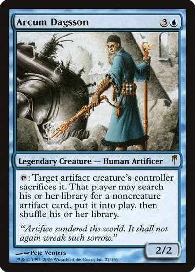 Arcum Dagsson Coldsnap Magic card