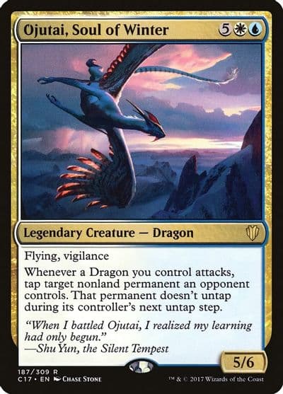 Ojutai Soul of Winter Commander 2017 Magic card