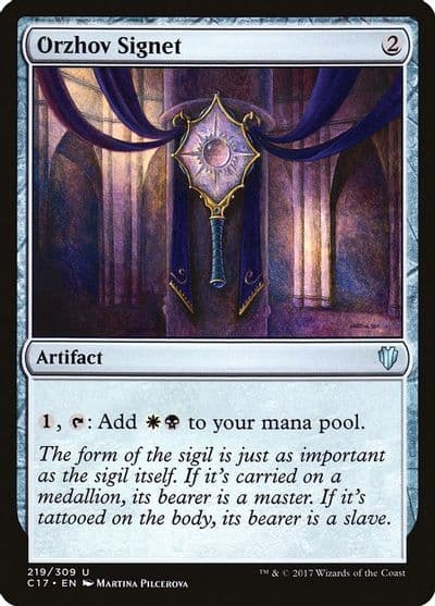 Orzhov Signet Commander 2017 Magic card