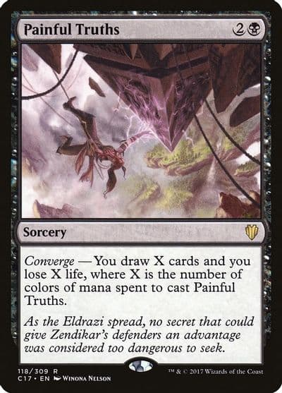 Painful Truths Commander 2017 Magic card