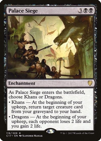 Palace Siege Commander 2017 Magic card