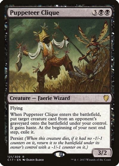 Puppeteer Clique Commander 2017 Magic card