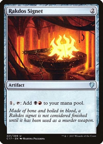 Rakdos Signet Commander 2017 Magic card
