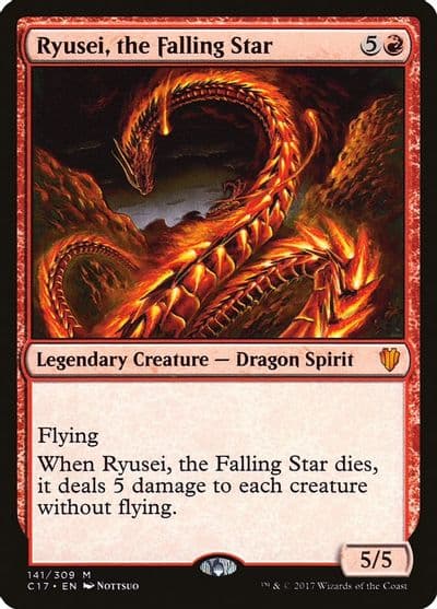 Ryusei the Falling Star Commander 2017 Magic card