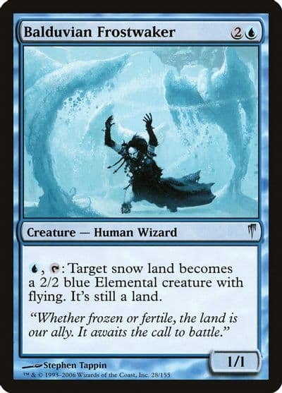 Balduvian Frostwaker Coldsnap Magic card