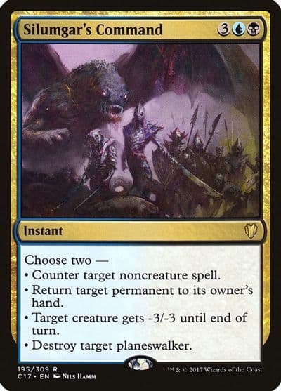 Silumgars Command Commander 2017 Magic card
