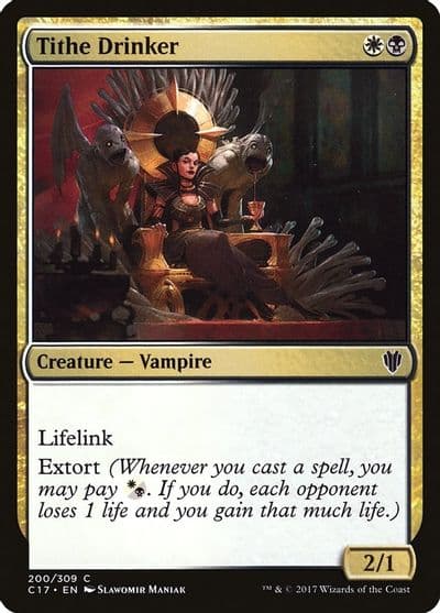 Tithe Drinker Commander 2017 Magic card