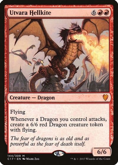 Utvara Hellkite Commander 2017 Magic card
