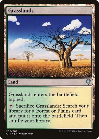 Grasslands Commander 2017 Magic card