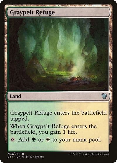 Graypelt Refuge Commander 2017 Magic card