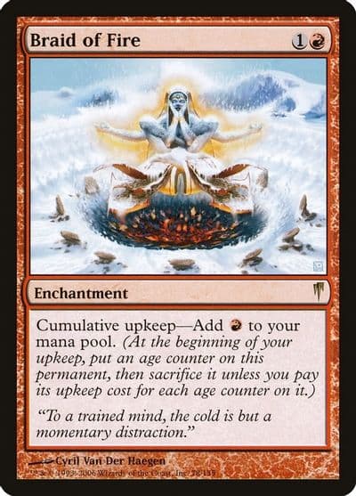 Braid of Fire Coldsnap Magic card
