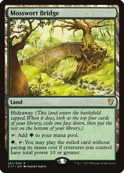 Mosswort Bridge Commander 2017 Magic card