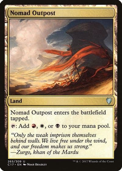 Nomad Outpost Commander 2017 Magic card
