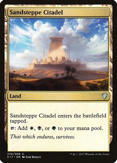 Sandsteppe Citadel Commander 2017 Magic card