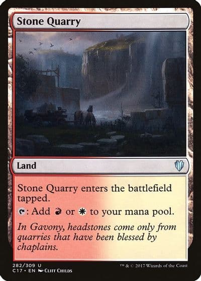Stone Quarry Commander 2017 Magic card