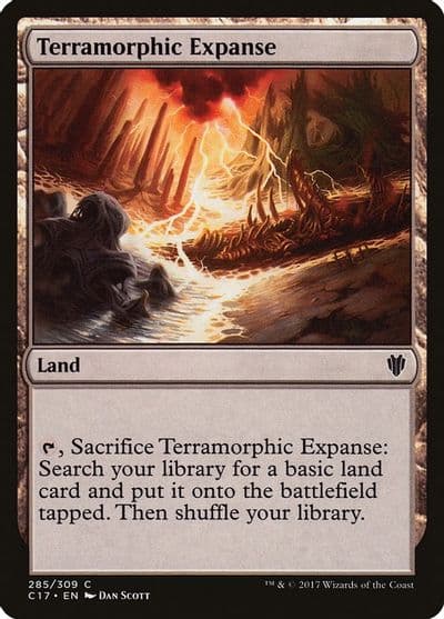 Terramorphic Expanse Commander 2017 Magic card