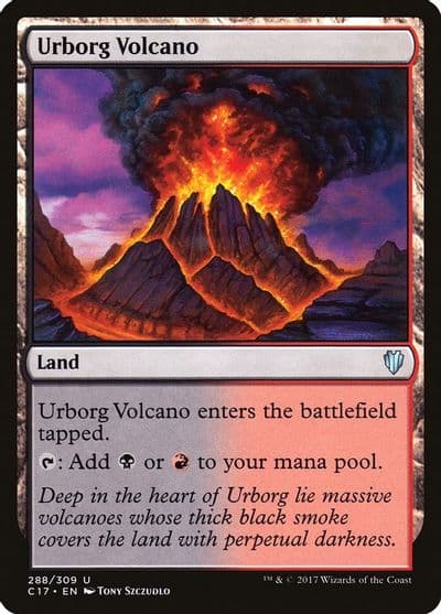 Urborg Volcano Commander 2017 Magic card