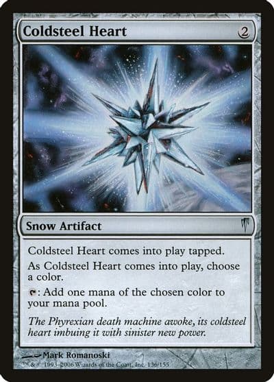 Coldsteel Heart Coldsnap Magic card