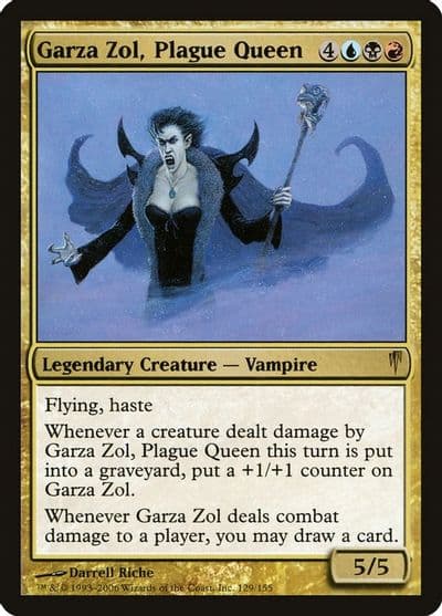 Garza Zol Plague Queen Coldsnap Magic card