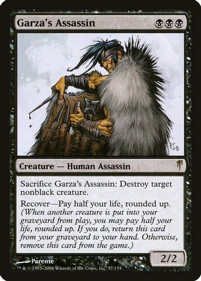Garzas Assassin Coldsnap Magic card