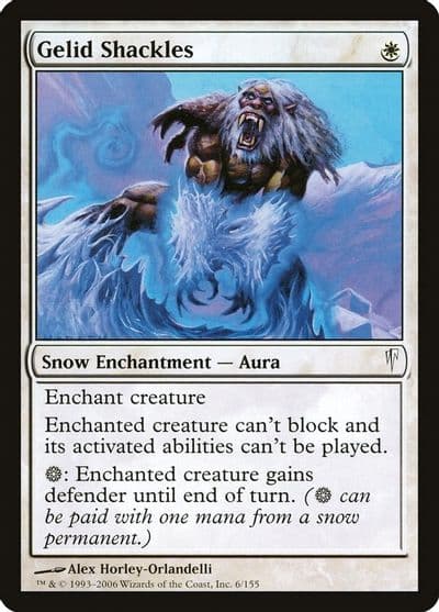 Gelid Shackles Coldsnap Magic card