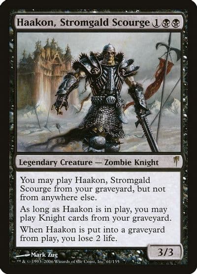 Haakon Stromgald Scourge Coldsnap Magic card