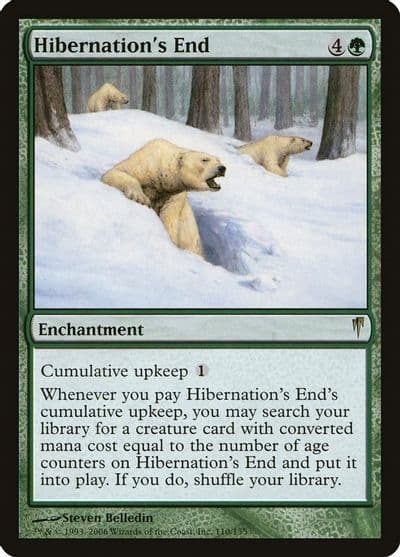 Hibernations End Coldsnap Magic card