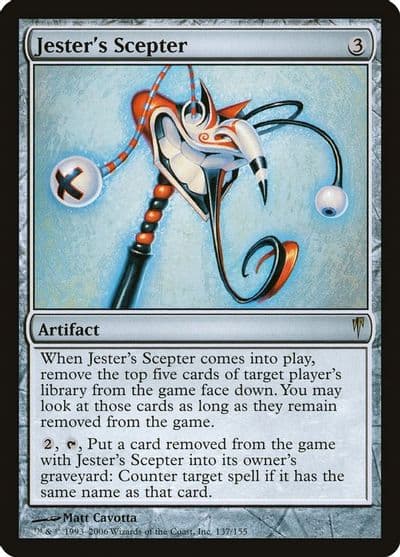 Jesters Scepter Coldsnap Magic card