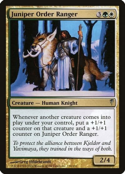 Juniper Order Ranger Coldsnap Magic card