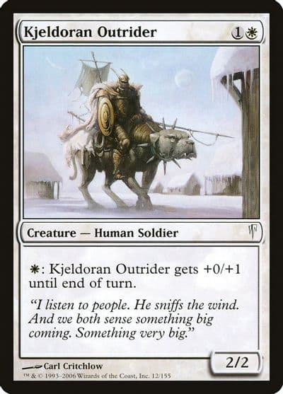 Kjeldoran Outrider Coldsnap Magic card