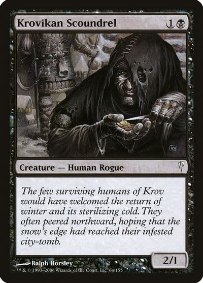 Krovikan Scoundrel Coldsnap Magic card
