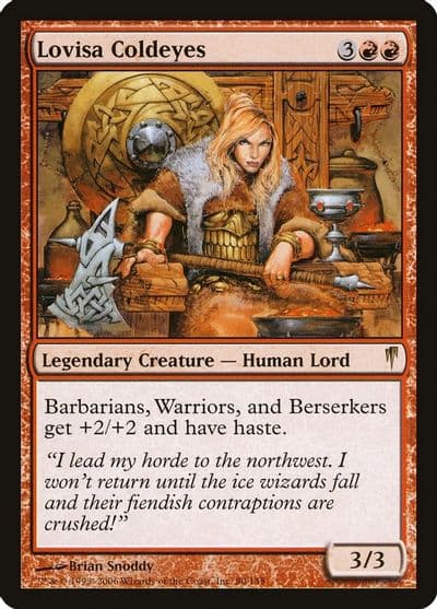 Lovisa Coldeyes Coldsnap Magic card