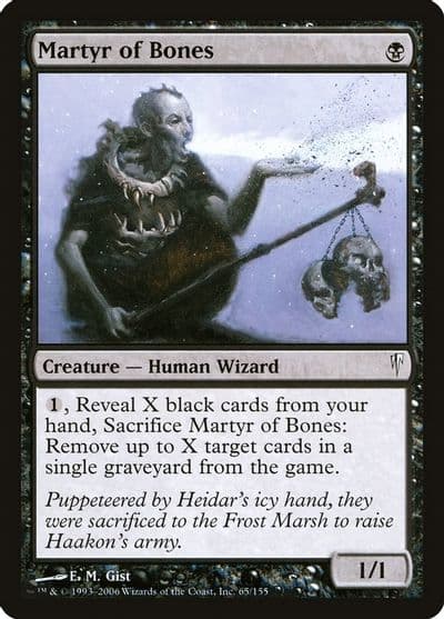 Martyr of Bones Coldsnap Magic card