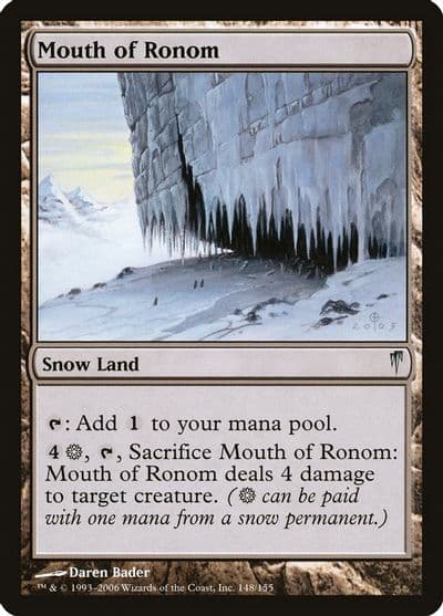 Mouth of Ronom Coldsnap Magic card