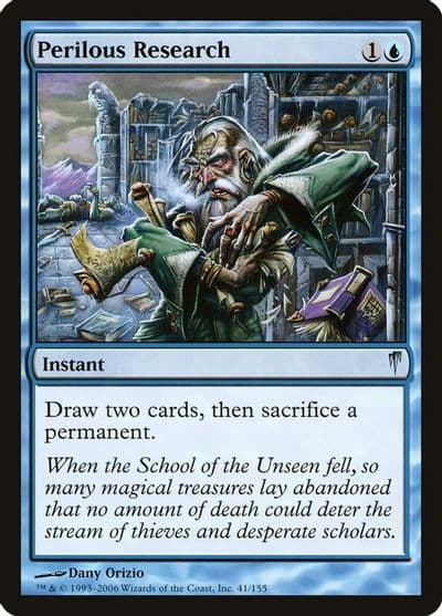 Perilous Research Coldsnap Magic card